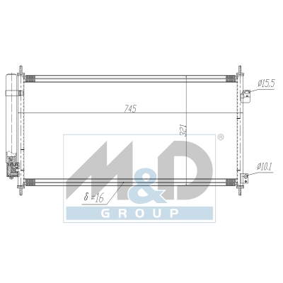 [991202] Kondensator, Klimaanlage