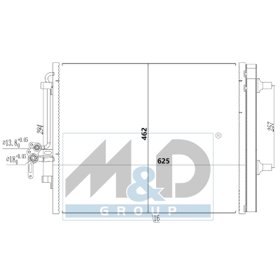 [991212] Kondensator, Klimaanlage