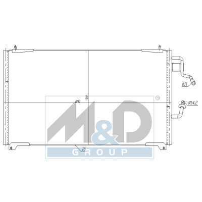 [991213] Kondensator, Klimaanlage