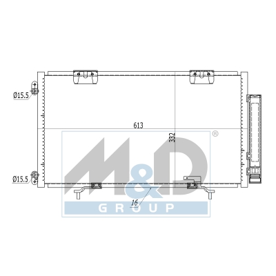 [991218] Kondensator, Klimaanlage