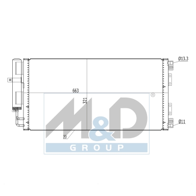 [991228] Kondensator, Klimaanlage