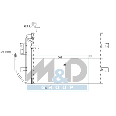 [991232] Kondensator, Klimaanlage