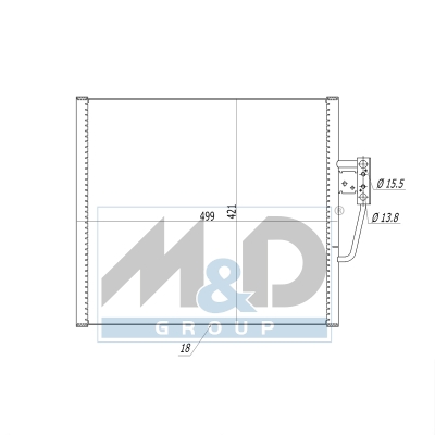 [991240] Kondensator, Klimaanlage