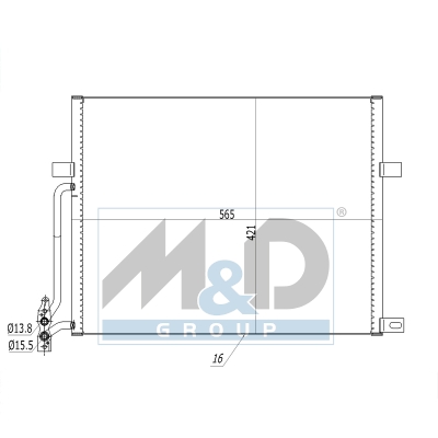 [991242] Kondensator, Klimaanlage