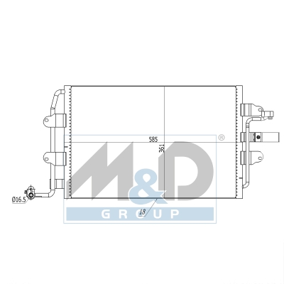 [991252] Kondensator, Klimaanlage
