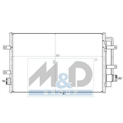 [991254] Kondensator, Klimaanlage