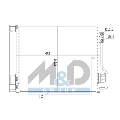 [991260] Kondensator, Klimaanlage