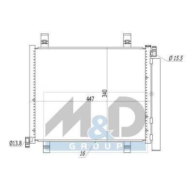 [991265] Kondensator, Klimaanlage
