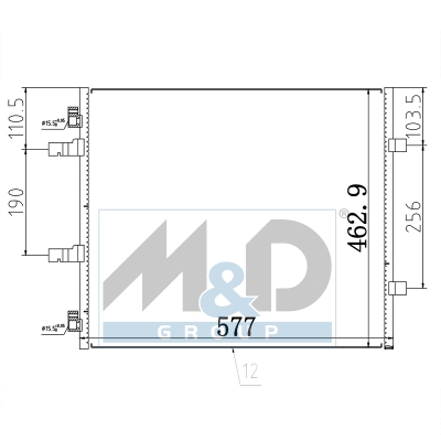 [991266] Kondensator, Klimaanlage