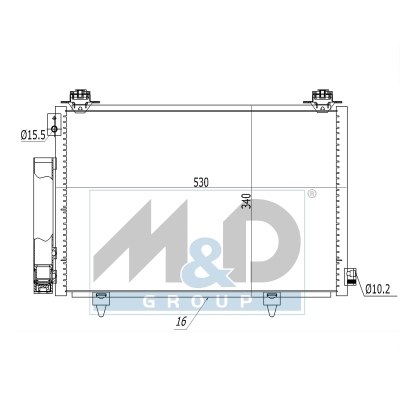 [991267] Kondensator, Klimaanlage