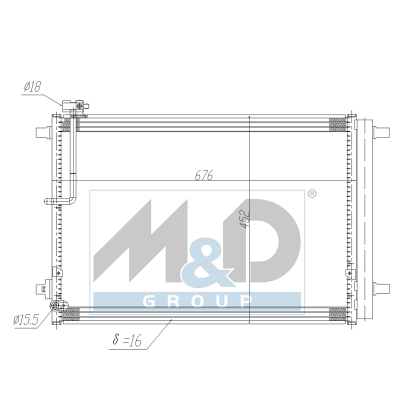 [991274] Kondensator, Klimaanlage
