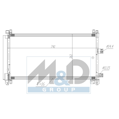 [991275] Kondensator, Klimaanlage