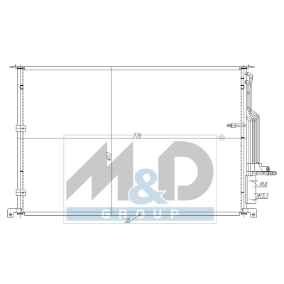 [991279] Kondensator, Klimaanlage