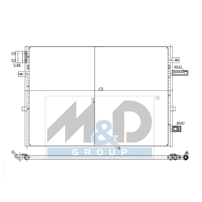 [991286] Kondensator, Klimaanlage