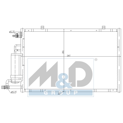 [991290] Kondensator, Klimaanlage