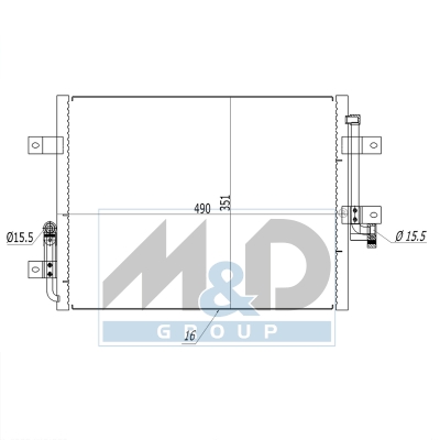 [991294] Kondensator, Klimaanlage