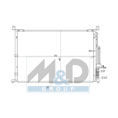 [991295] Kondensator, Klimaanlage