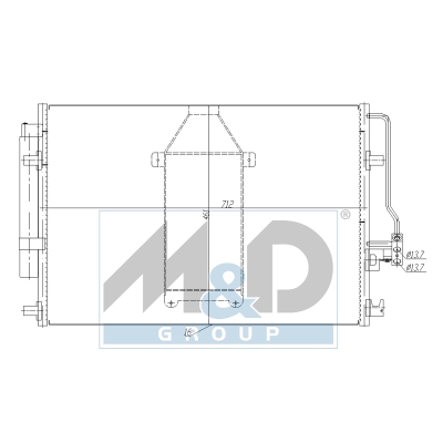 [991296] Kondensator, Klimaanlage