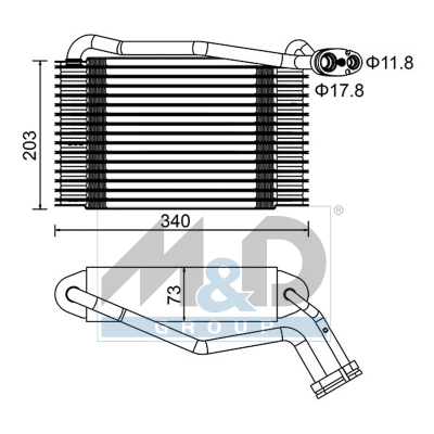 [997008] Verdampfer, Klimaanlage