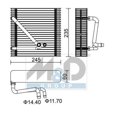 [997014] Verdampfer, Klimaanlage
