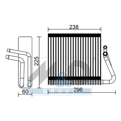 [997016] Verdampfer, Klimaanlage