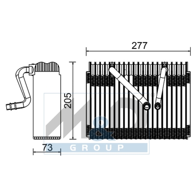 [997023] Verdampfer, Klimaanlage
