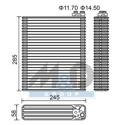 [997066] Verdampfer, Klimaanlage