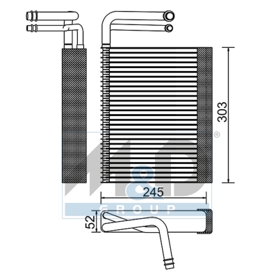 [997079] Verdampfer, Klimaanlage