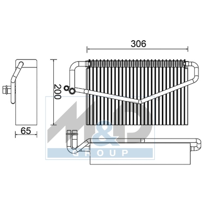 [997094] Verdampfer, Klimaanlage