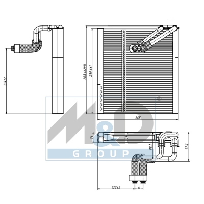 [997113] Verdampfer, Klimaanlage